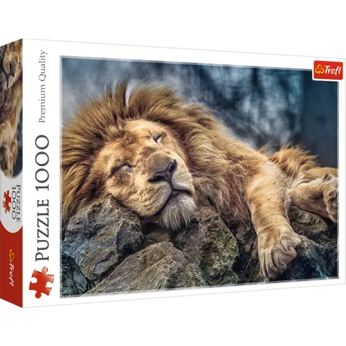 TREFL 10447 Puzzle 1000 Śpiący Lew