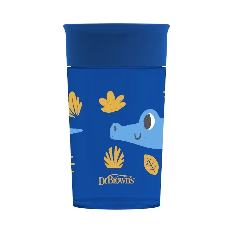 Dr.Browns TC01094 Kubek 360 Picie Jak Ze Szklanki 300 ml - Niebieski