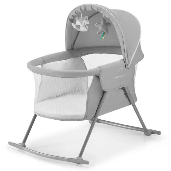 KINDERKRAFT Łóżeczko/Kołyska LOVI Grey