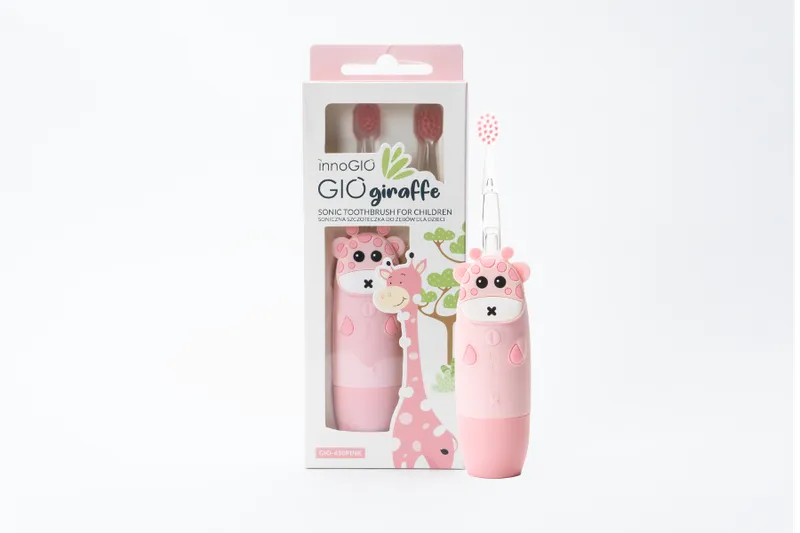 INNOGIO GIO-450PINK Soniczna Szczoteczka Dla Dzieci GIOgiraffe - Różowa