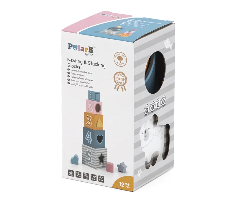Viga 44016 PolarB Piramidka Edukacyjna Z Sorterem
