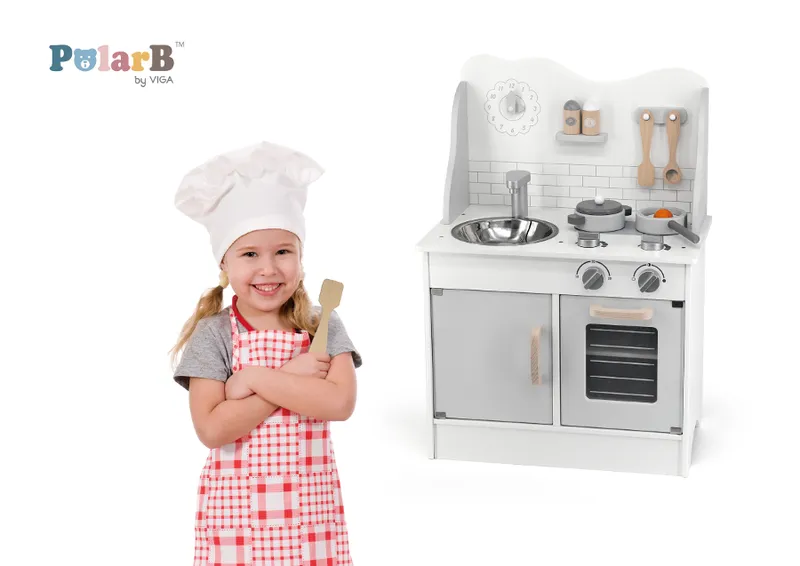 Viga 44049 PolarB Kuchnia Z Akcesoria Eco Gray