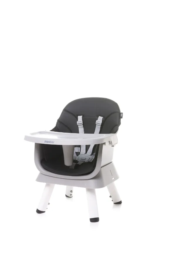 4 BABY Krzesełko Dziecięce MASTER Black