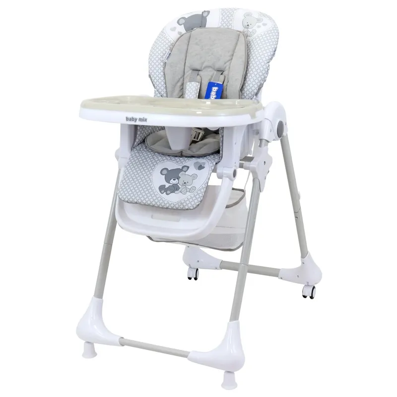 BABY MIX UR-YQ-B003S Krzesełko Do Karmienia Infant Grey 39507