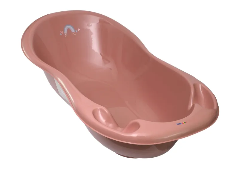 TEGA ME-005 ODPŁYW-123 Wanna 102 cm LUX METEO Z Odpływem - Różowy