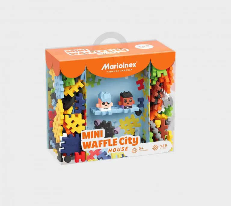 MARIOINEX 904152 Klocki Waffle Mini - Dom 148 el