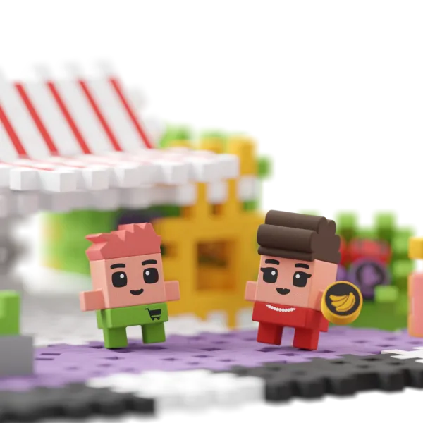 MARIOINEX 904169 Klocki Waffle Mini - Sklep 148 el