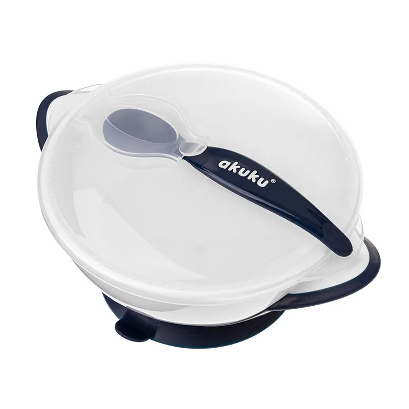 AKUKU A0503 Miseczka Na Przyssawce White/Navy Blue
