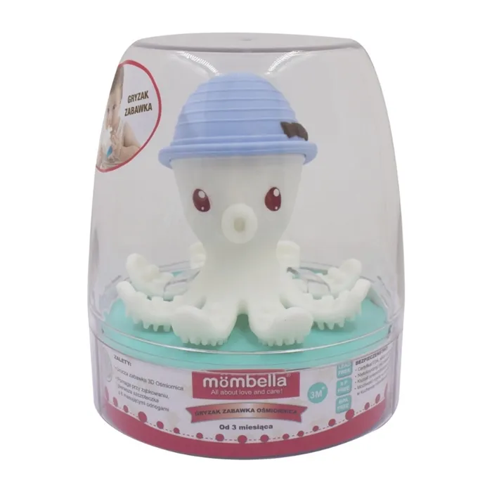 Mombella 8125 Gryzak Zabawka Ośmiornica Light Blue