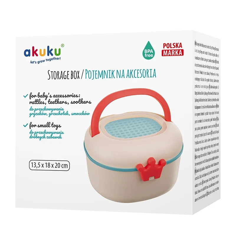 AKUKU A0538 Pudełko Na Grzechotki I Gryzaki