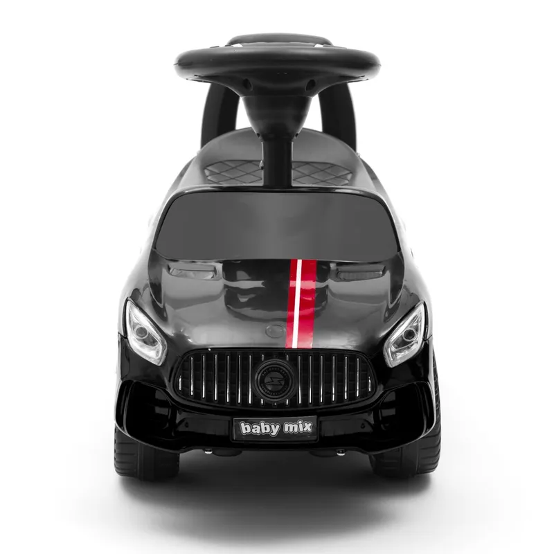 BABY MIX 45832 Dziecięcy Jeździk Z Dźwiękiem RACER - Czarny