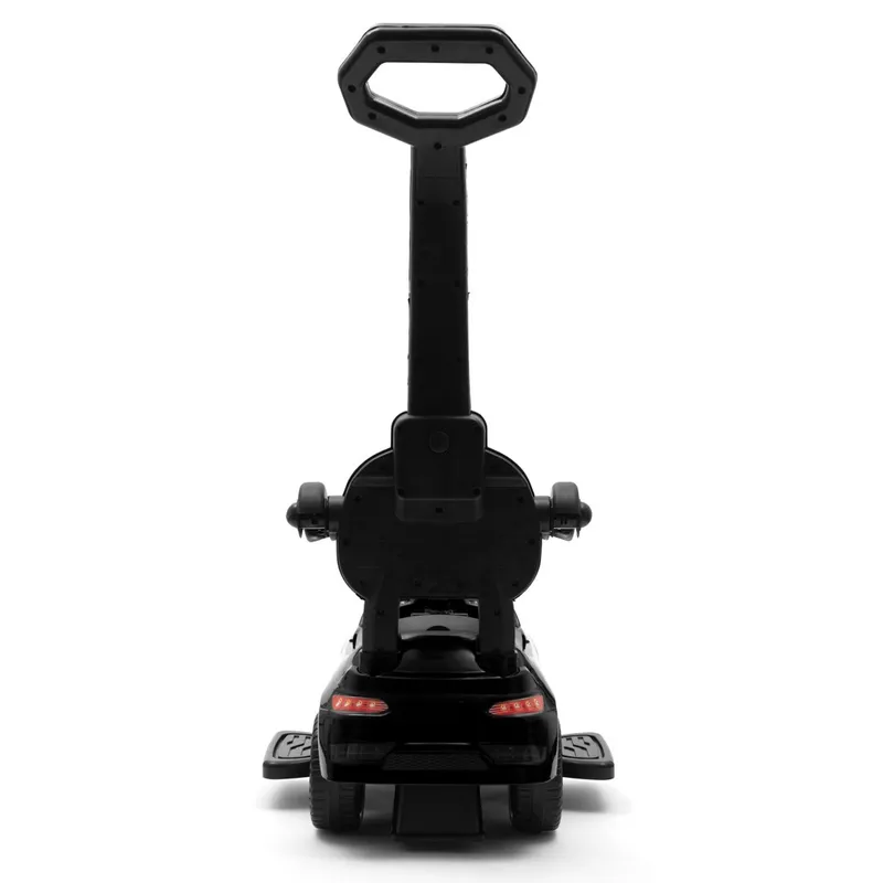 BABY MIX 45828 Dziecięcy Jeżdzik Z Dżwiękiem I Rączką RACER - Czarny