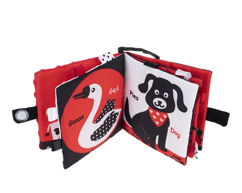 JOLLYBABY JB 80568(1) Książeczka Farma Sensory