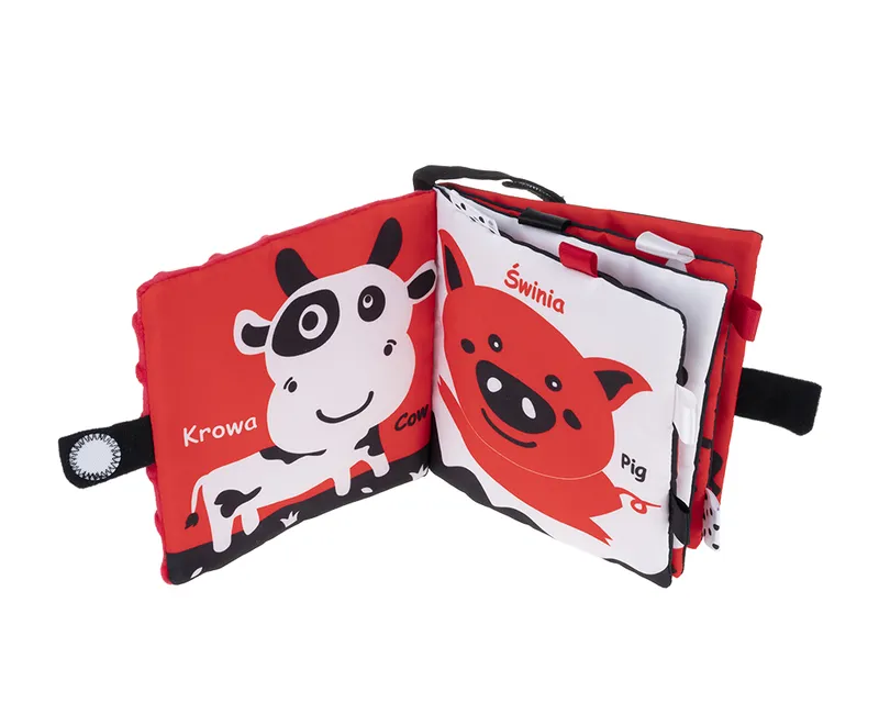 JOLLYBABY JB 80568(1) Książeczka Farma Sensory