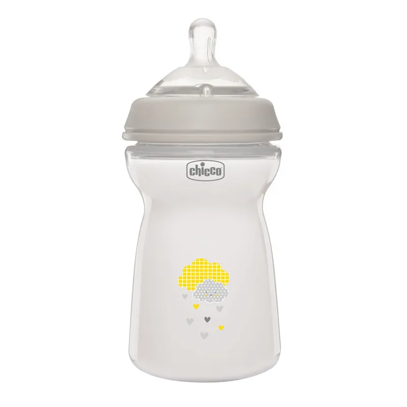 CHICCO 00081335300000 Butelka NF Plastikowa 6M+ 330 ml Neutralna