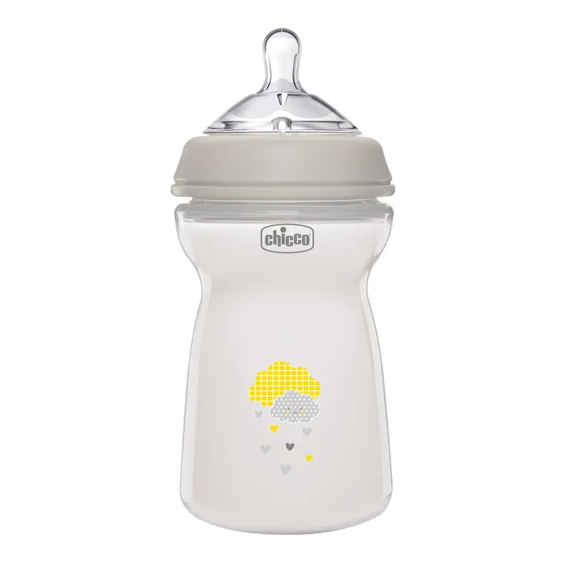 CHICCO 00081335300000 Butelka NF Plastikowa 6M+ 330 ml Neutralna