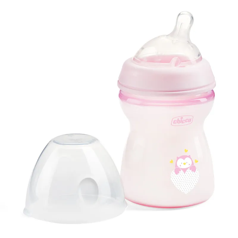 CHICCO 00081323100000 Butelka NF Plastikowa 2M+ 250 ml Girl