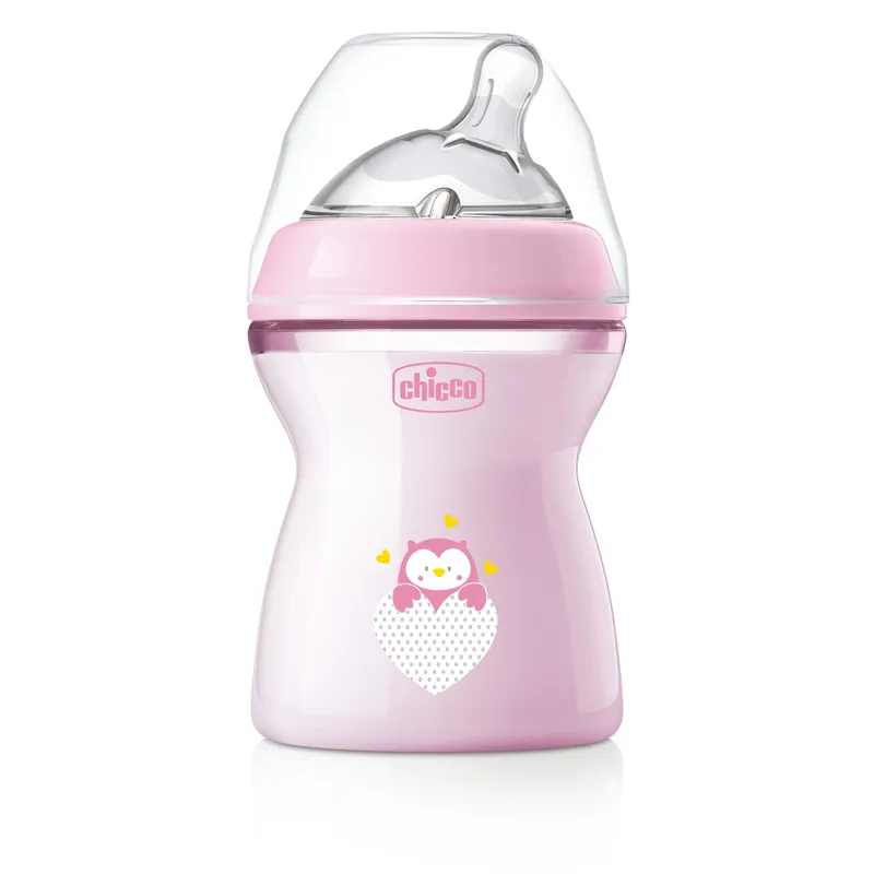 CHICCO 00081323100000 Butelka NF Plastikowa 2M+ 250 ml Girl
