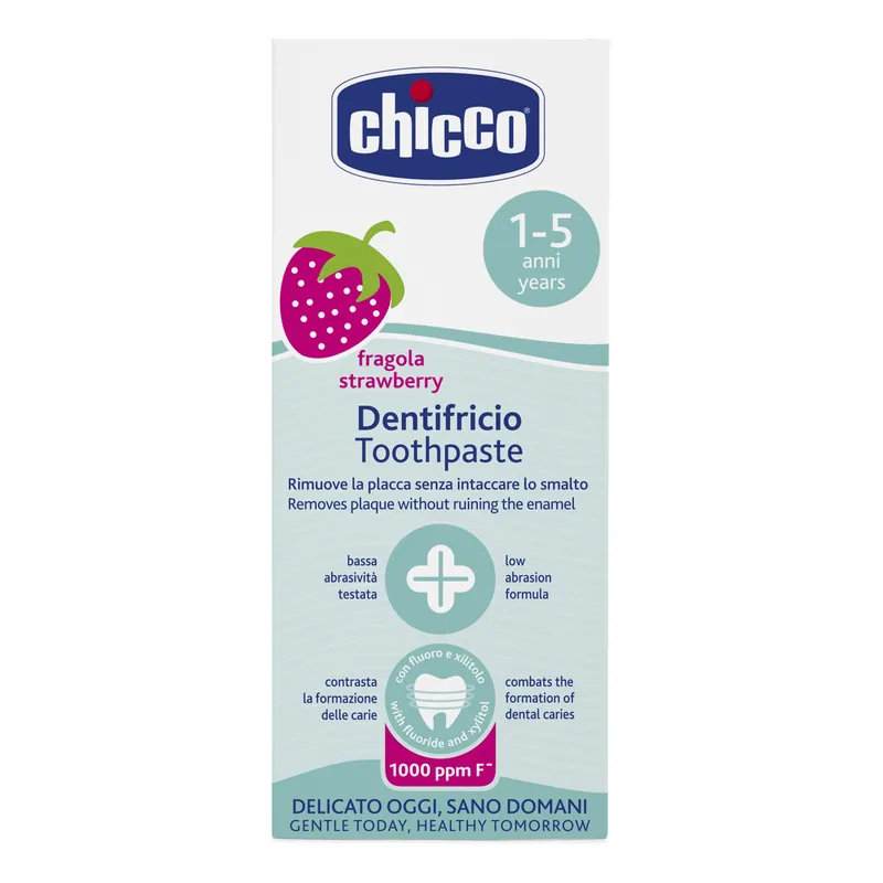 CHICCO 00007429000000 Pasta Do Zębów Z Fluorem Truskawkowa 50 ml