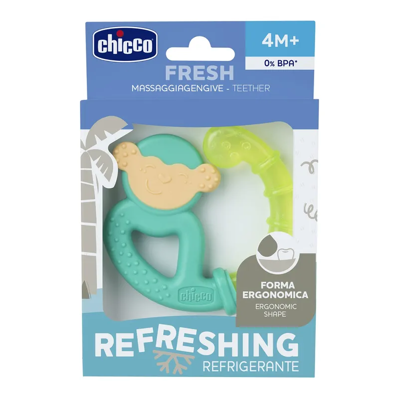CHICCO 00028130300000 Gryzak Wodny Małpka/ Leniwiec 4m