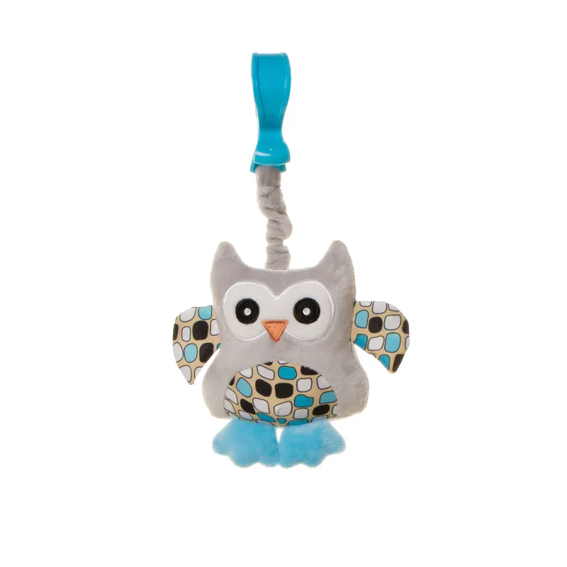 4 BABY OB02 P&E Zabawka Piszczałka Squeeze Toy OWL