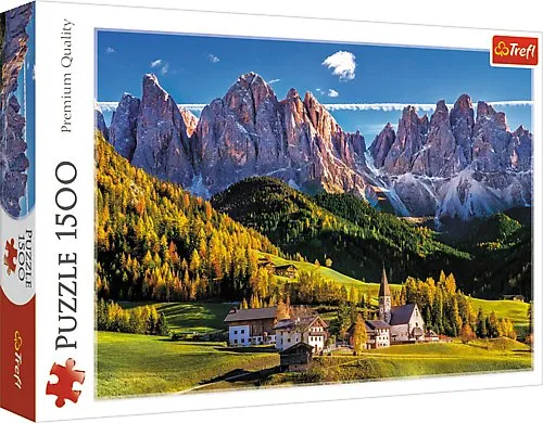 TREFL 26163 Puzzle 1500 Dolina Val Di Funes, Dolomity Włochy