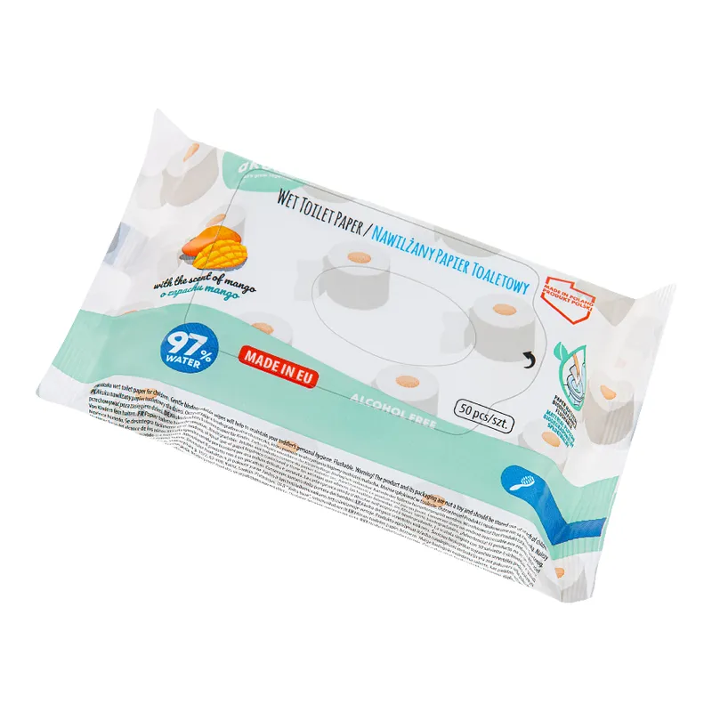 AKUKU A0030 Nawilżany Papier Toaletowy 50 szt