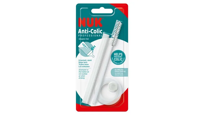NUK 255626 Zestaw Z Adapterem Do Butelki Nuk Anti-Colic Professional
