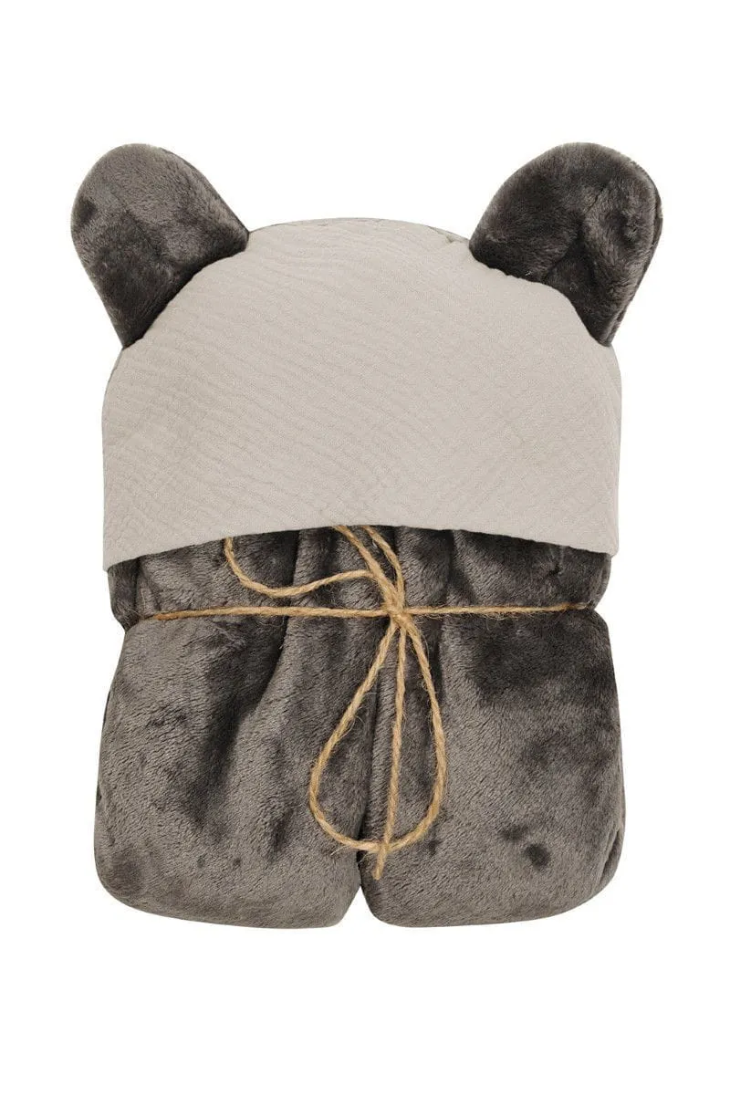 MATEX Kocyk KOALA MUSLIN Z Kapturkiem 95x95 cm [TB0444_03]