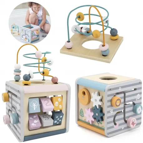 VIGA 44030 PolarB Kostka Edukacyjna Z Labiryntem Przestrzennym