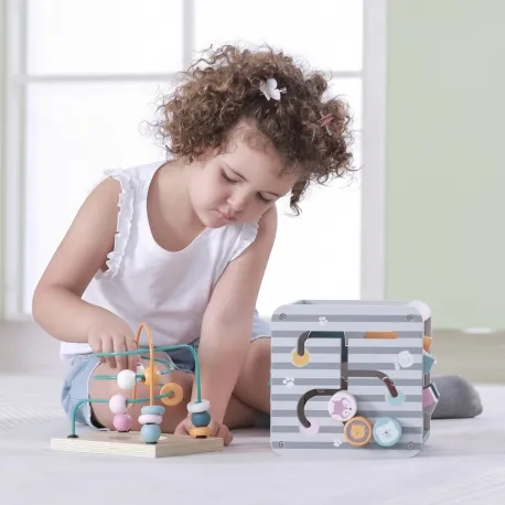 VIGA 44030 PolarB Kostka Edukacyjna Z Labiryntem Przestrzennym