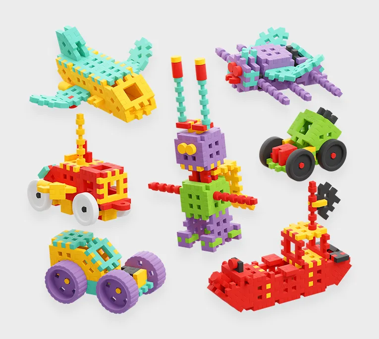 MARIOINEX 904268 Mini Waffle - Konstruktor 200 el. Majster