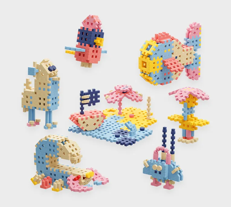 MARIOINEX 904282 Mini Waffle - Konstruktor 200 el. Podróżnik
