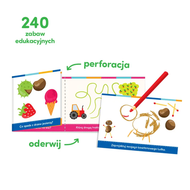 CzuCzu 7223263 Książeczka Edukacyjna Zabawy Logiczne 3-4L