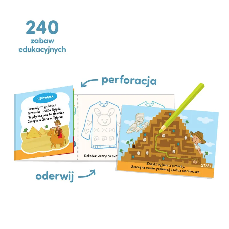 CzuCzu 7223261 Książeczka Edukacyjna Zabawy Logiczne 5-6L