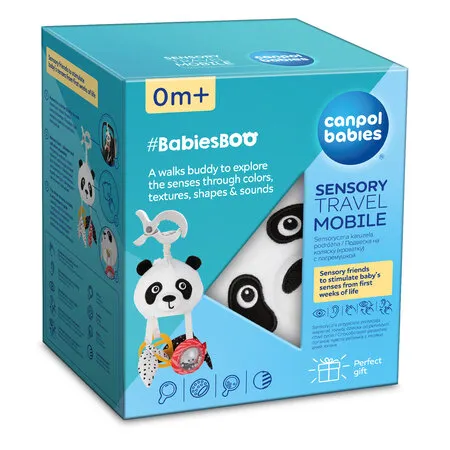 CANPOL 68/091 Sensoryczna Karuzela Podróżna BabiesBoo
