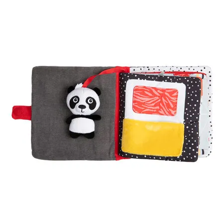 CANPOL 68/088 Sensoryczna Książeczka Manipulacyjna BabiesBoo Panda