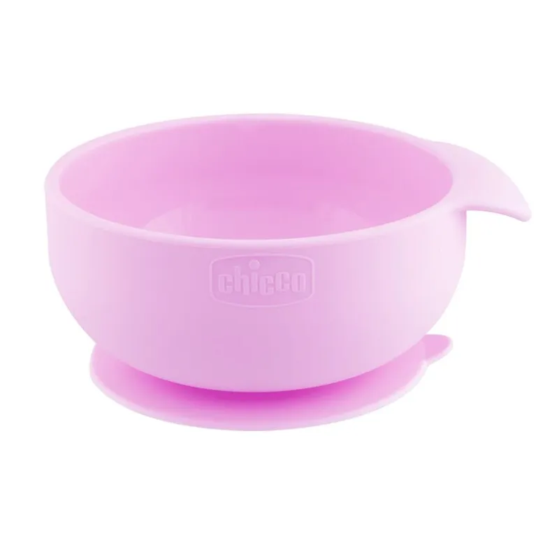CHICCO 00010221100000 Miseczka Silikonowa Girl