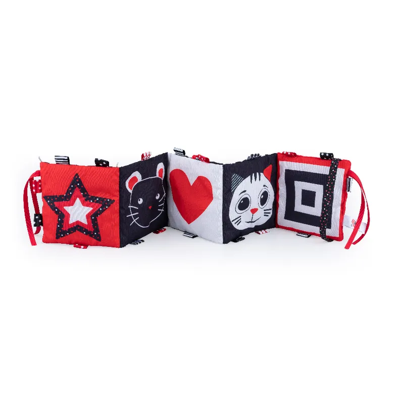 BALIBAZOO BB 81047 Książeczka - Harmonijka Zwierzaki Sensory