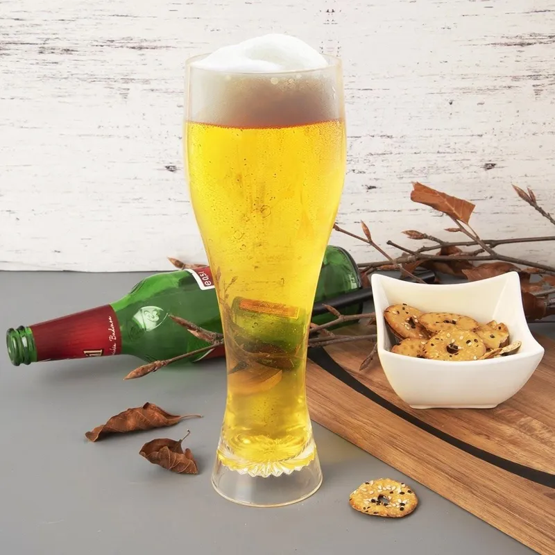 Kufel Do Piwa Plastikowy 600 ml Przezroczysty Nietłukący MEBLIVA