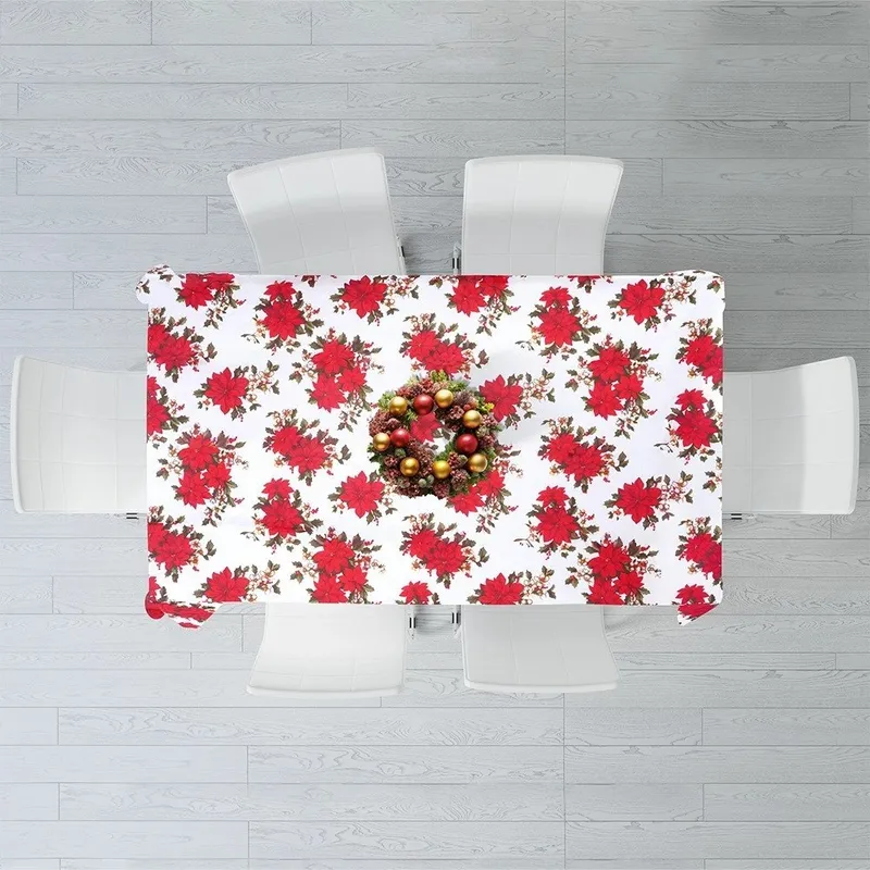 Obrus Świąteczny Plamoodporny 180 x 130 cm EXCELLENT MEBLIVA - Biały