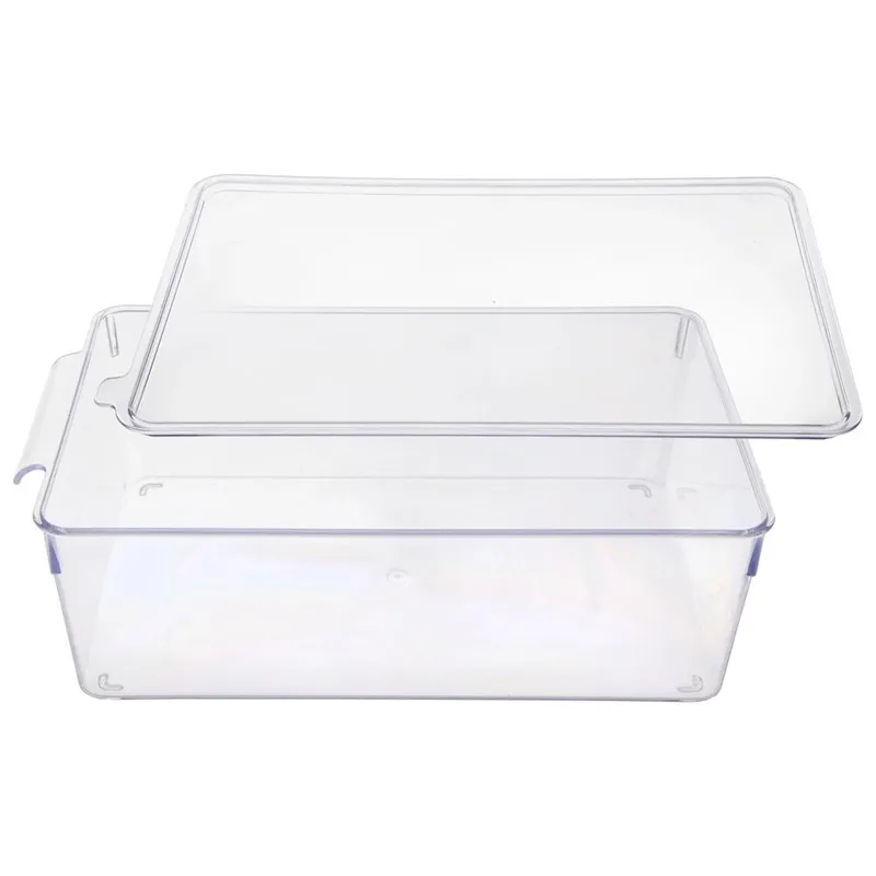 Pojemnik Do Lodówki Z Pokrywką 32,5 x 20 x 10,5 cm Przezroczysty MEBLIVA