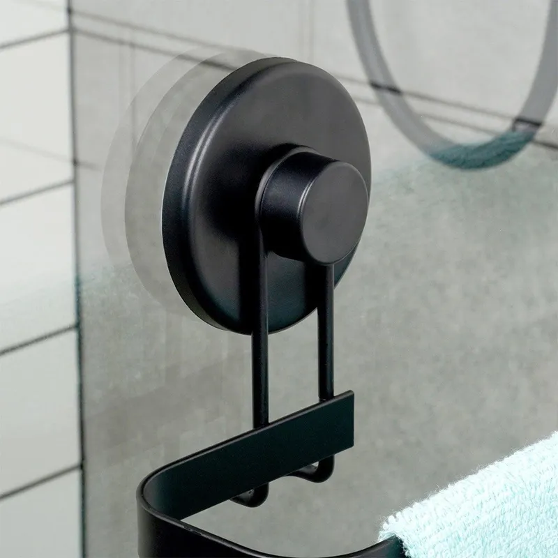 Wieszak Na Ręczniki Metalowy 60 cm BATHROOM SOLUTIONS Na Przyssawki MEBLIVA