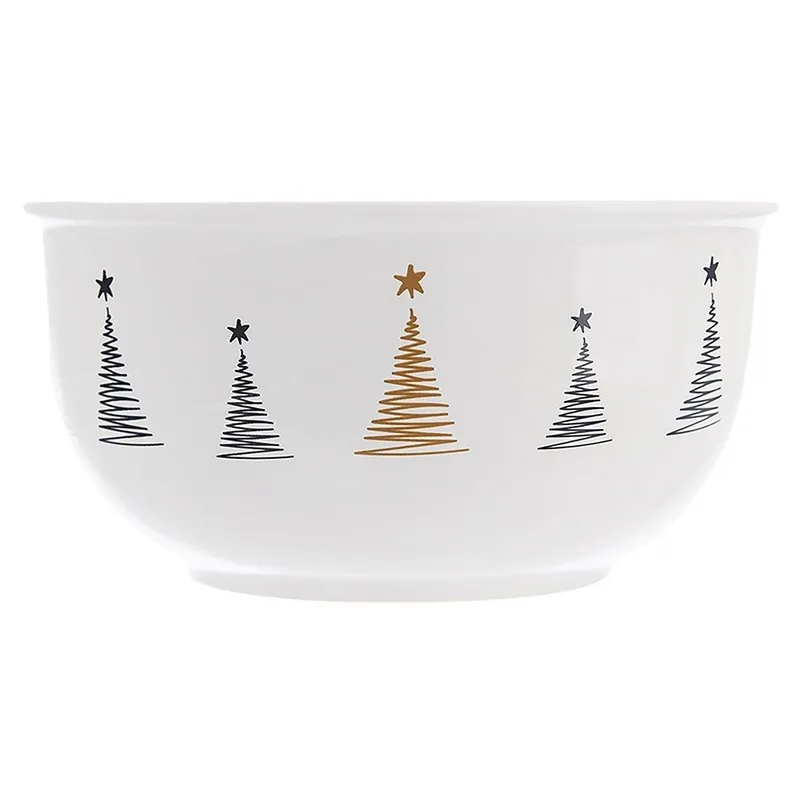 Miseczka Porcelanowa CHOINKA 13,5 cm 560 ml Do Zmywarki I Mikrofali MEBLIVA