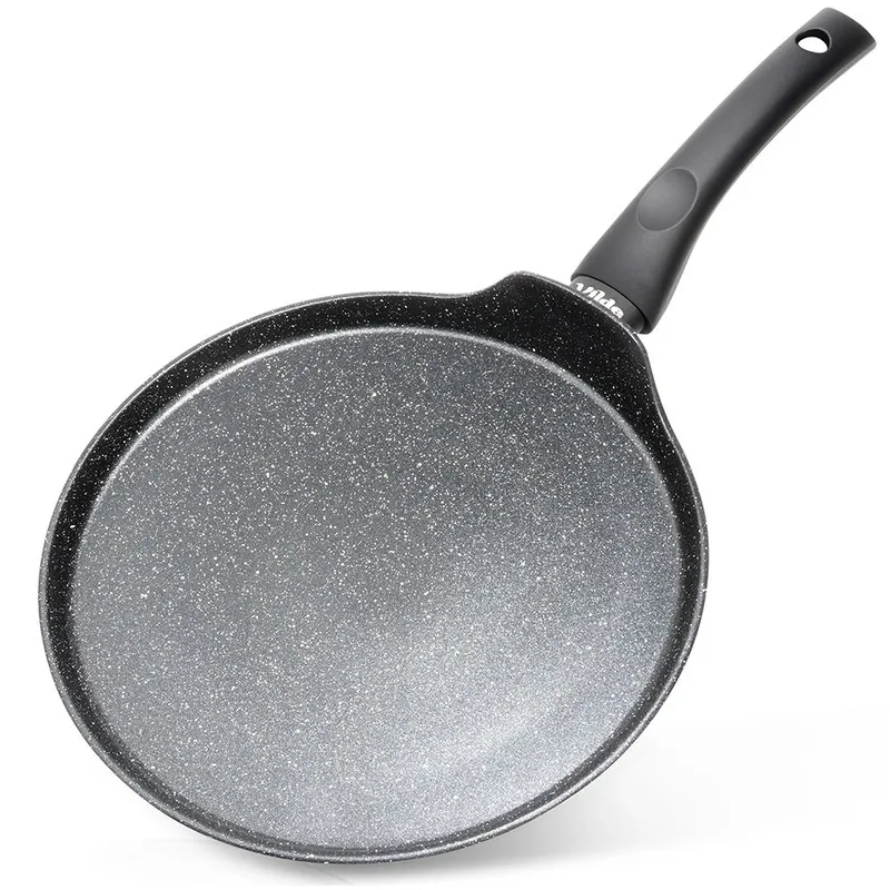 Patelnia Do Naleśników Granitowa 26 cm Black Line Soft Touch MEBLIVA