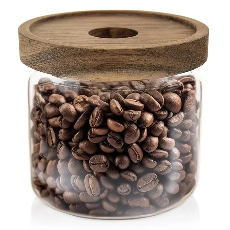Pojemnik Szklany Sypkie Produkty 500 ml Z Uszczelką 10 x 9 cm MEBLIVA