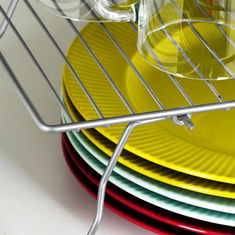 Półka Kuchenna Metalowa Składana 37 x 21 cm SG Organizator MEBLIVA - Szara