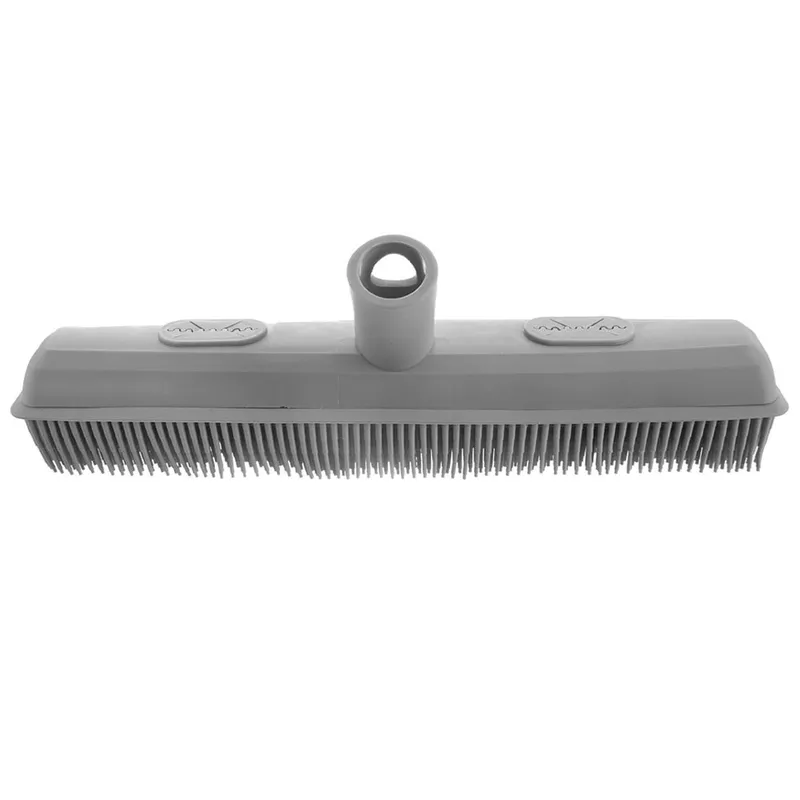 Szczotka Do Miotły Gumowa 2w1 Ze Ściągaczką CLEAN SYSTEM 34 cm MEBLIVA