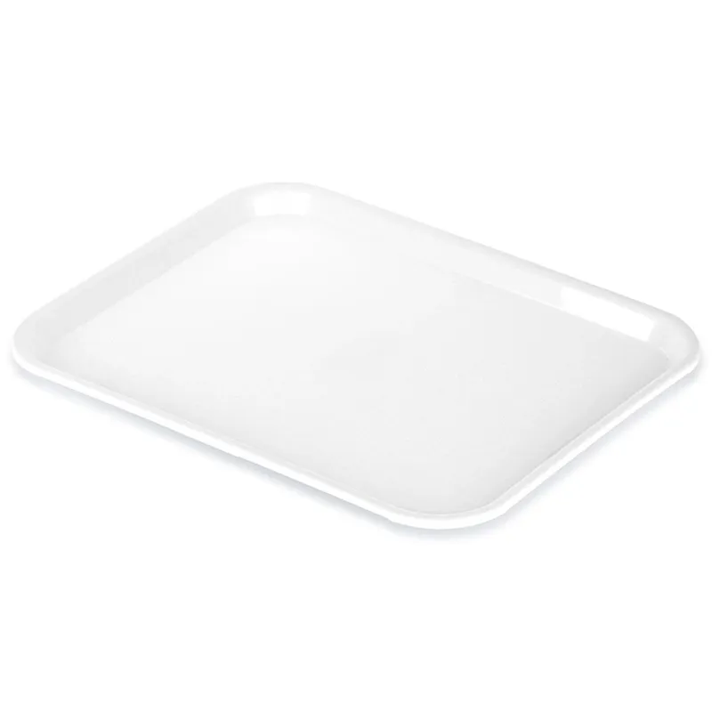 Taca Do Serwowania Plastikowa Antypoślizgowa 45,5 x 35,5 cm MEBLIVA - Biała