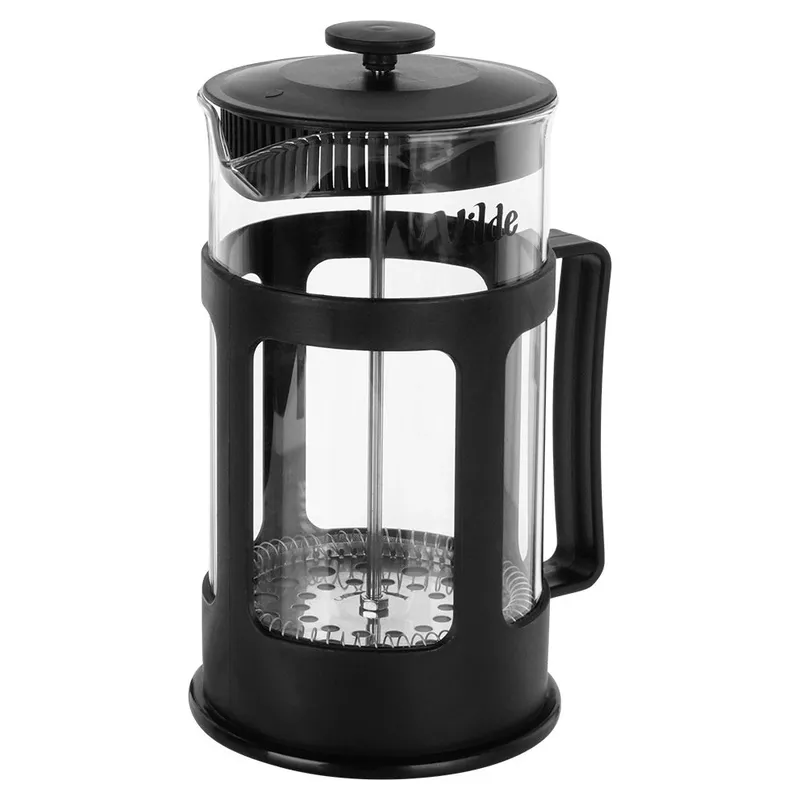 Zaparzacz Tłokowy 1 l French Press Szkło Borokrzemowe Tłok MEBLIVA